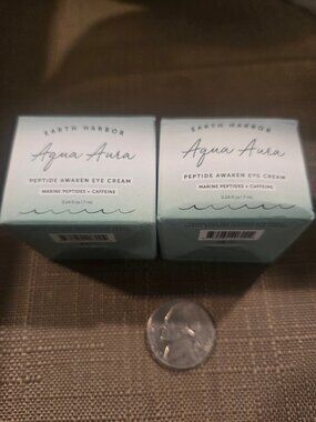 lot of 2 BNIB Aqua Aura vegan reparative eye cream Brand new in box